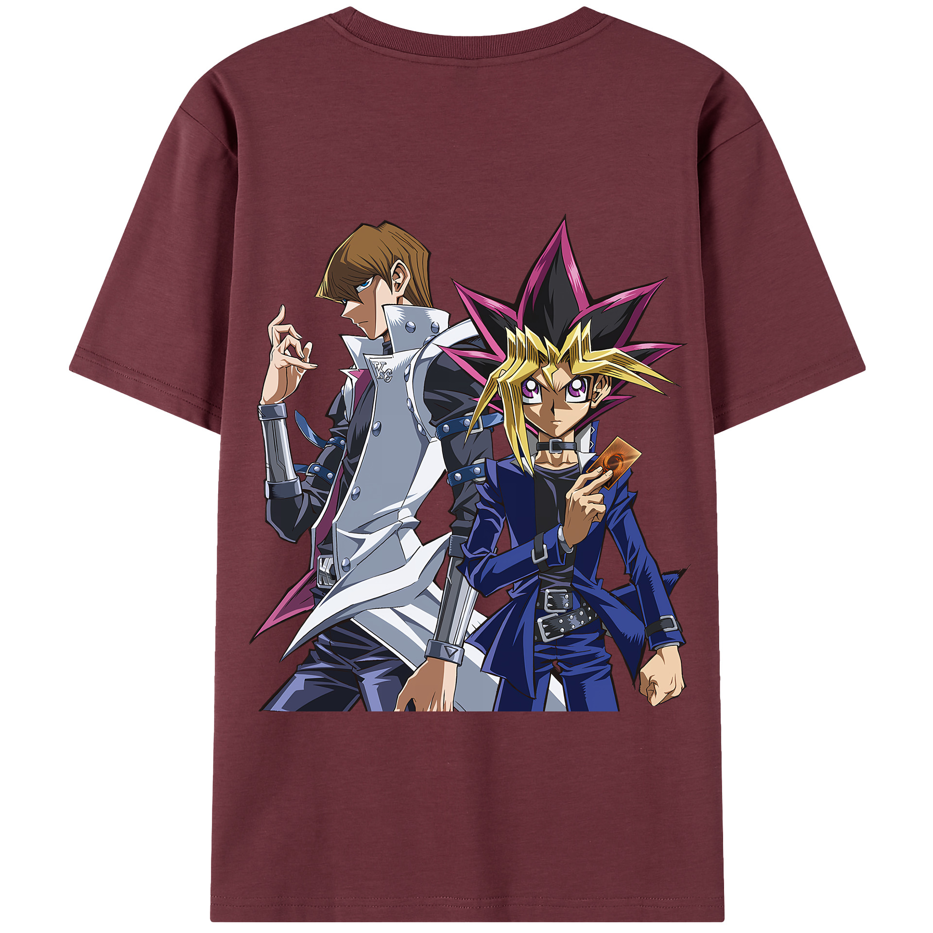 （画像用） 遊☆戯☆王 Yu-Gi-Oh! 綿100％半袖Tシャツ（背面プリント）